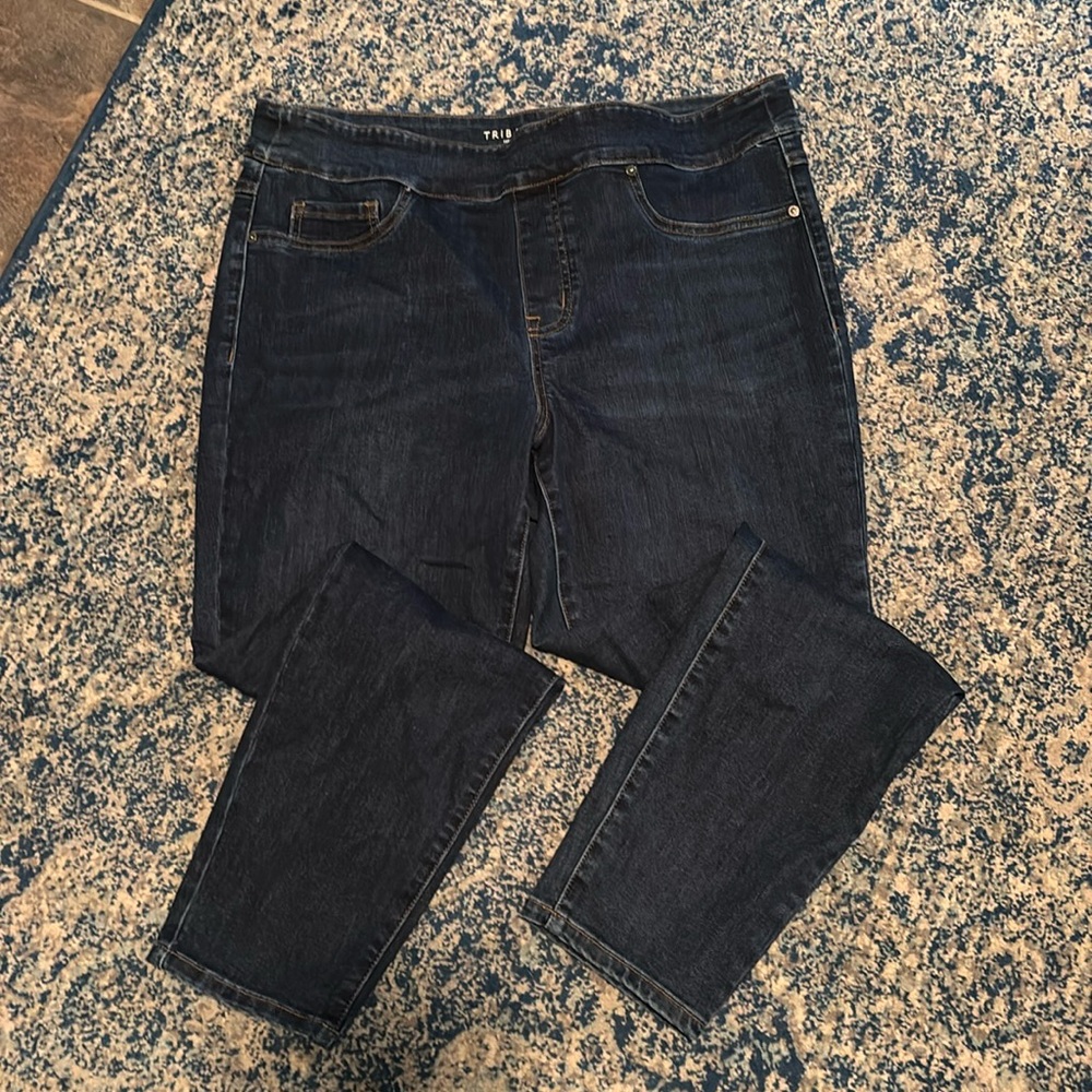 Women’s pull on Tribal jeans, size 14.